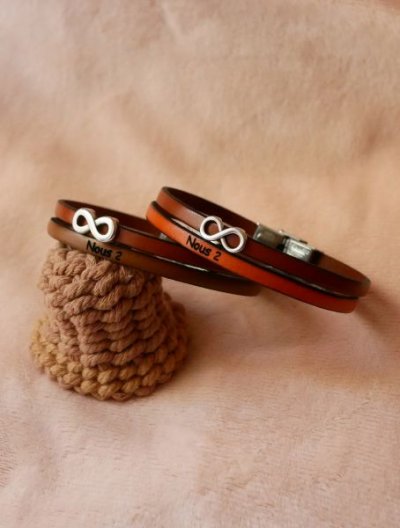 duo armband voor oneindige lus paar