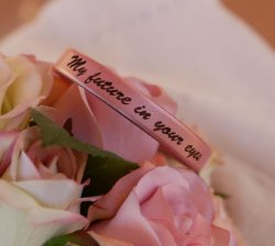 gegraveerde leren armband vrouw