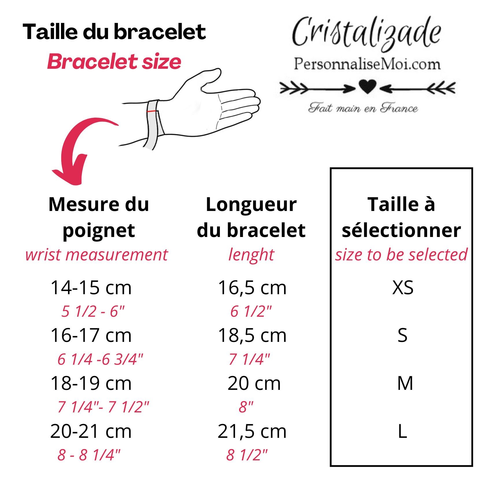 Leren armband met magnetische sluiting, gepersonaliseerd door gravure voor mannen of vrouwen