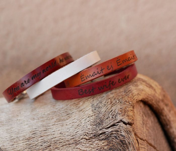 Gemengde lederen armband 9mm verstelbare sluiting