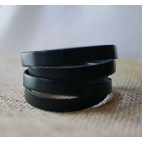 Lederen armband voor mannen met 4 polsbanden, personaliseerbaar door gravure