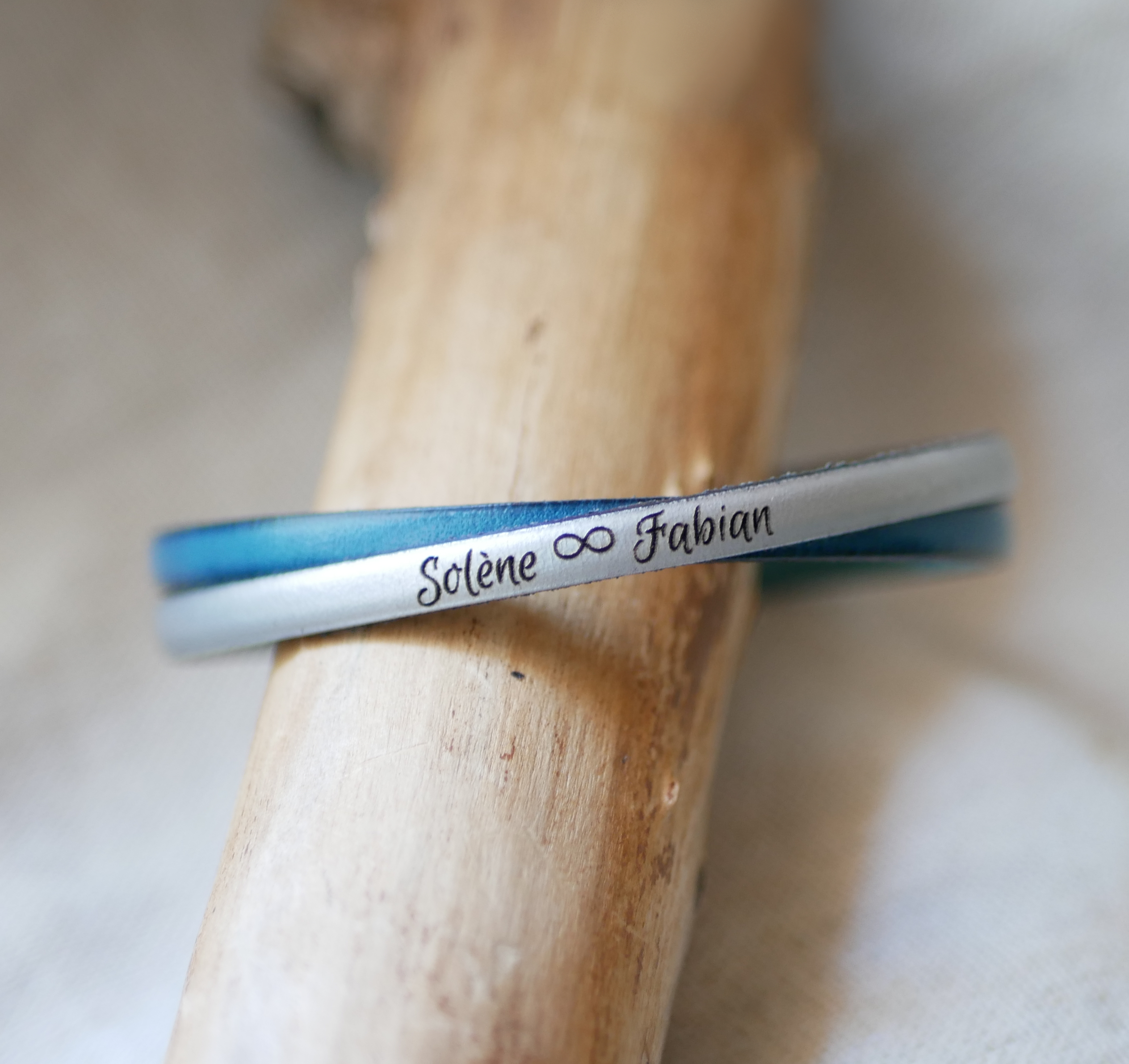 Twist lederen duo armband aanpasbaar voor mannen of vrouwen