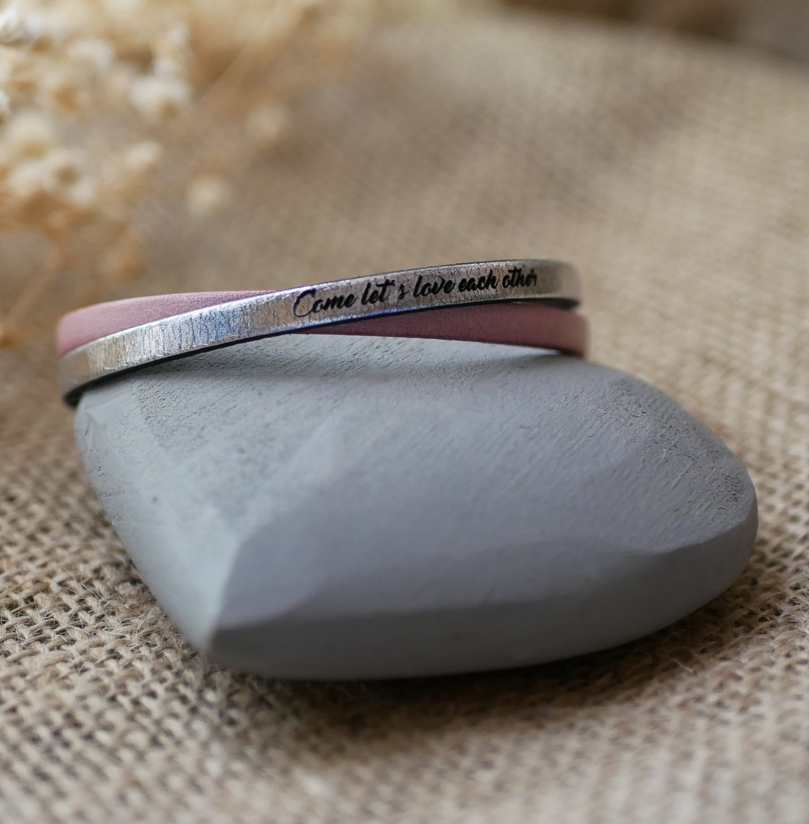 Twist lederen duo armband aanpasbaar voor mannen of vrouwen