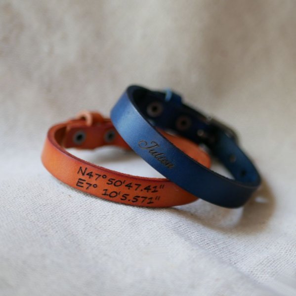 Herenarmband Camel gegraveerd om te personaliseren 