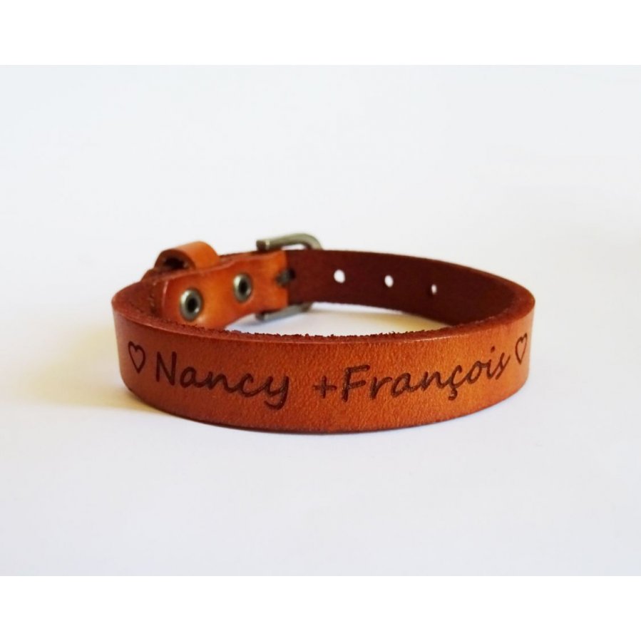 Herenarmband Camel gegraveerd om te personaliseren 