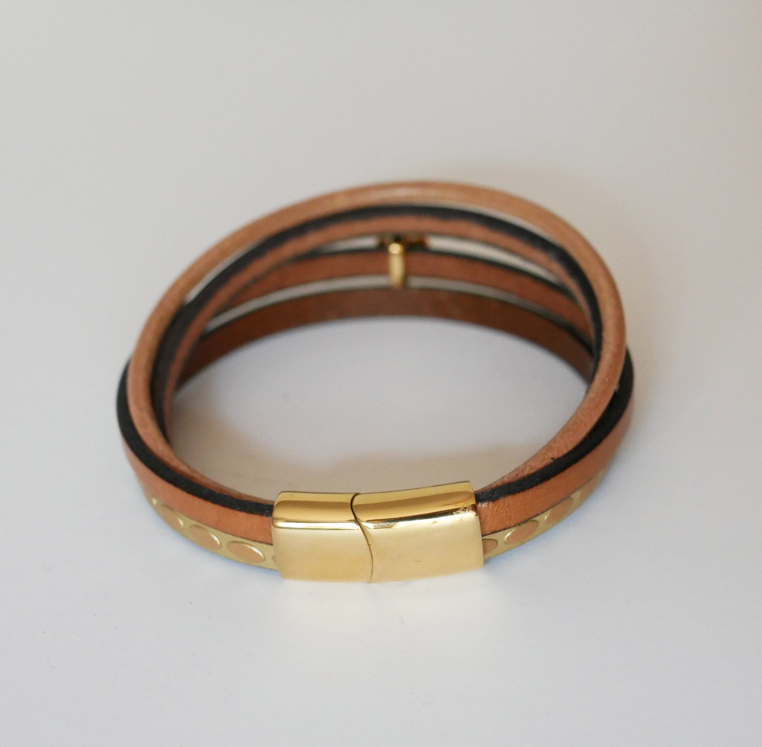 Gouden damesarmband met mini levensboom cabochon