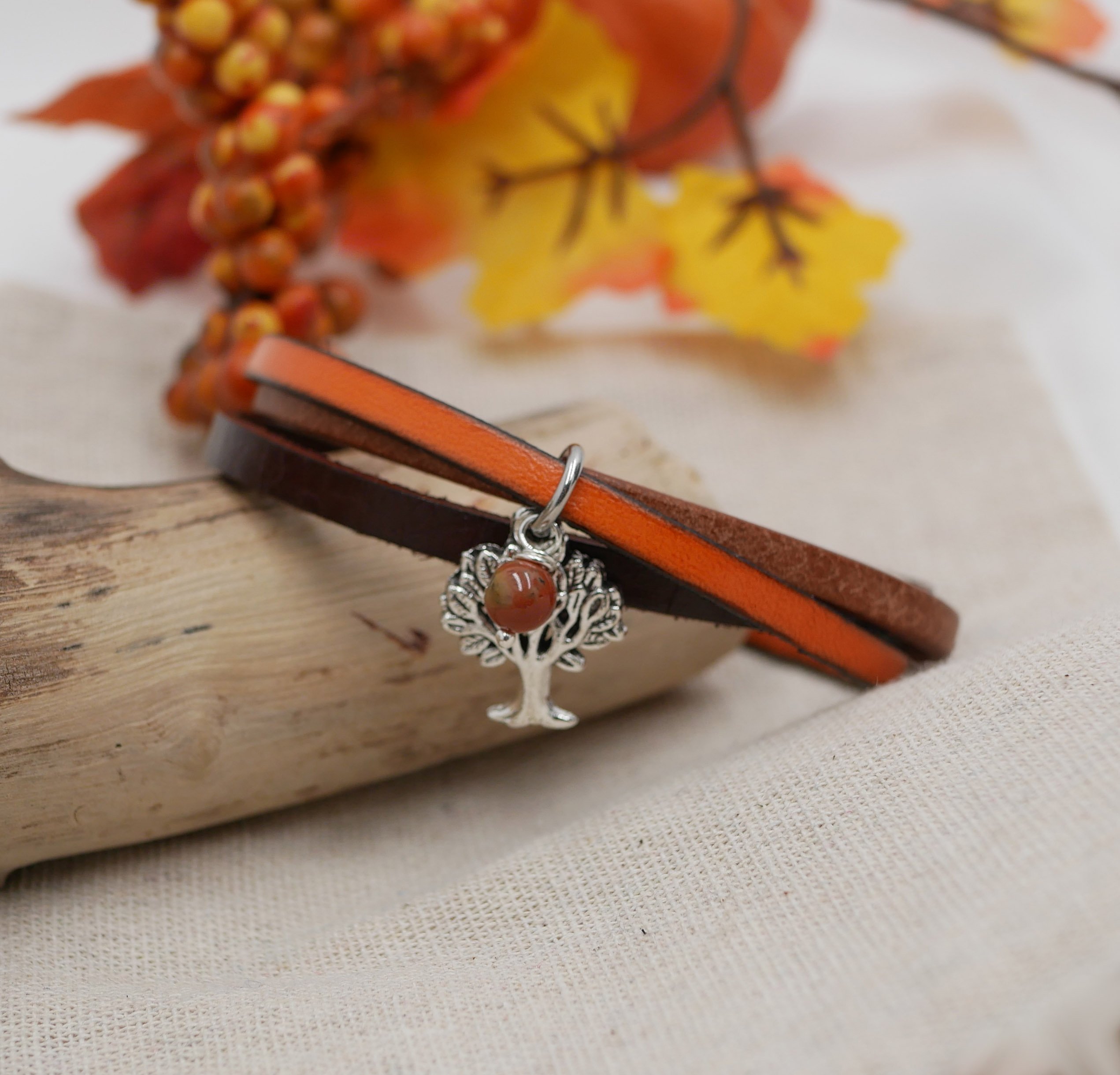 Dames manchet armband Herfsthanger naar keuze