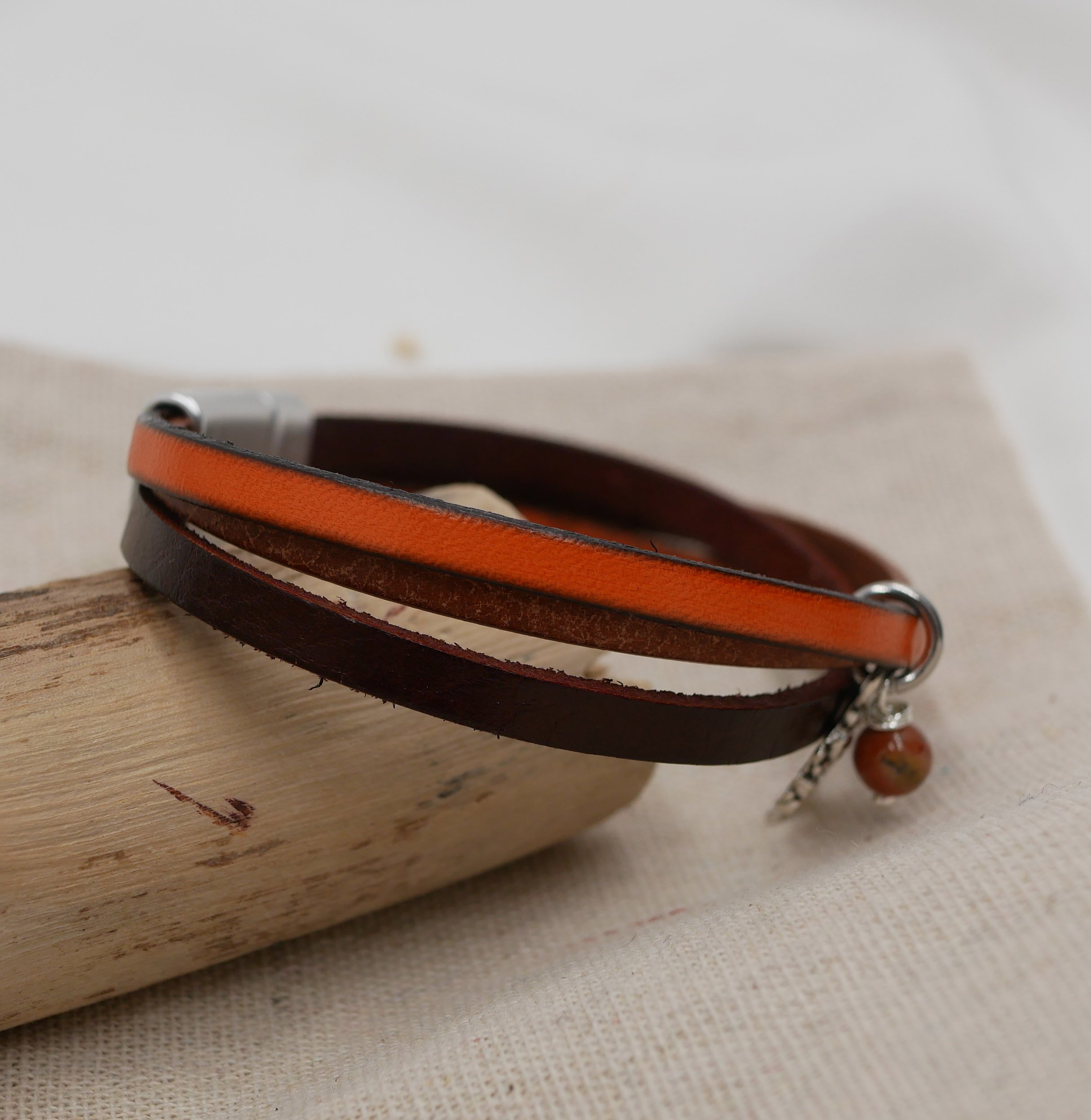 Dames manchet armband Herfsthanger naar keuze