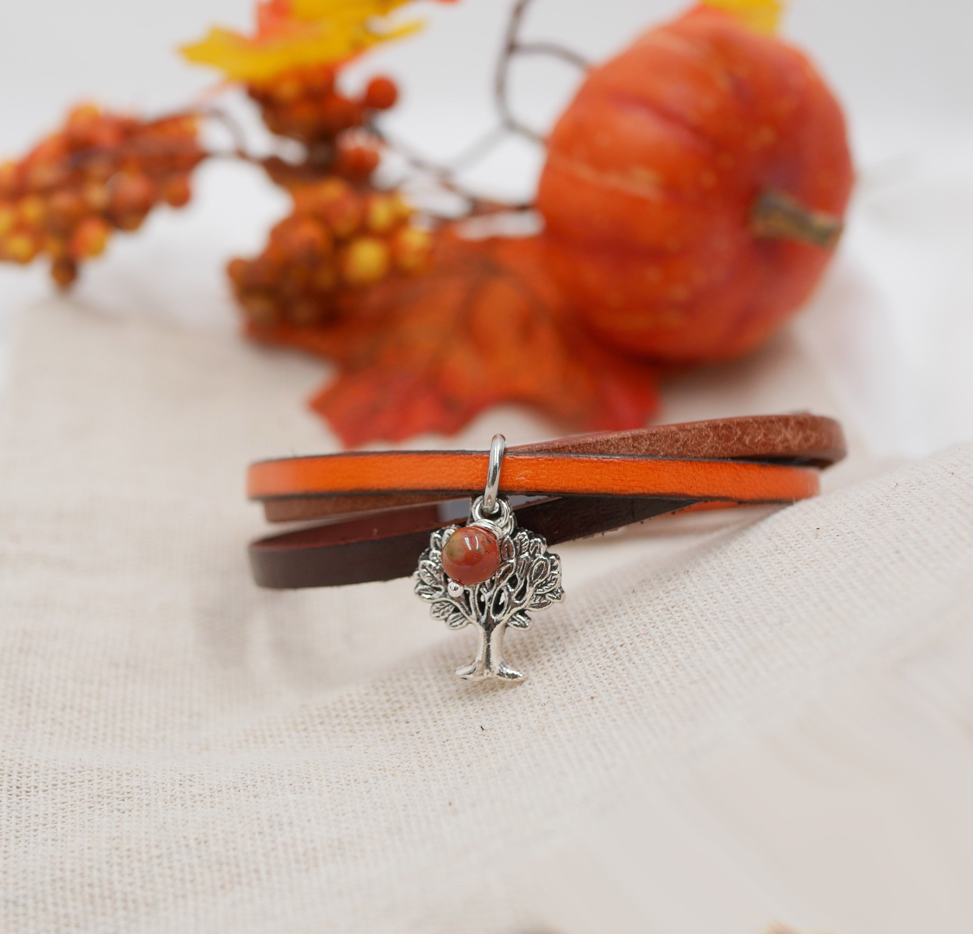Dames manchet armband Herfsthanger naar keuze