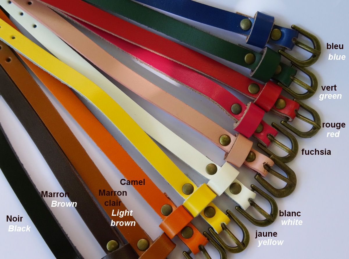 Lederen armbandhorloge, volledig aanpasbaar 
