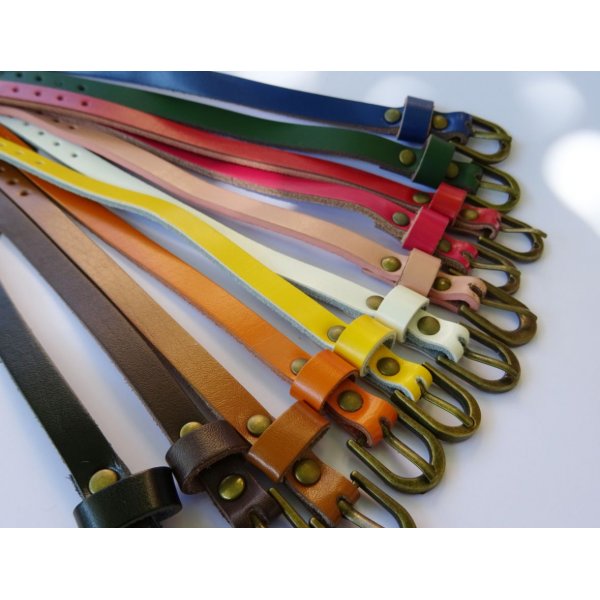 Horloge met lavasteenbedel en lederen band naar keuze