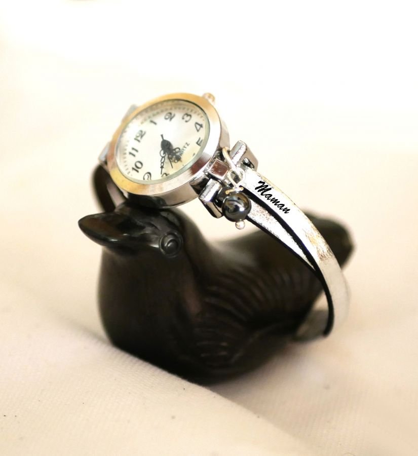 Aanpasbaar en kleurrijk leren sieradenhorloge voor dames
