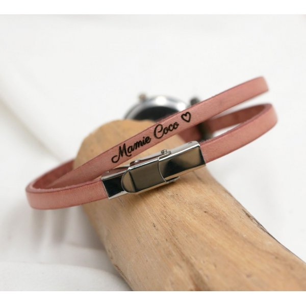 Aanpasbaar en kleurrijk leren sieradenhorloge voor dames