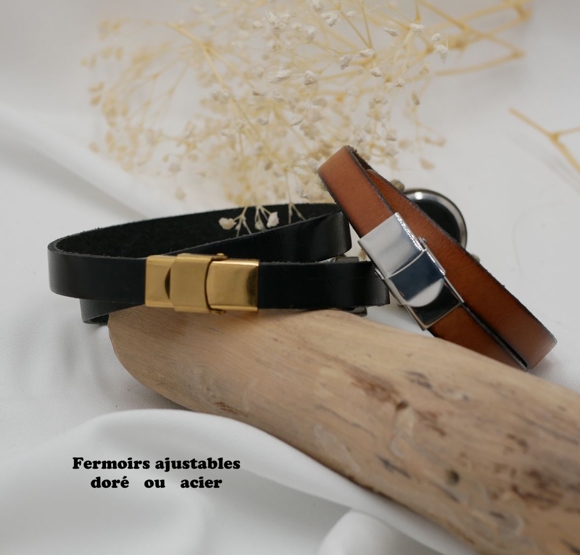 Rasta Reggaeb stijl horloge met lederen band 2 of 3 slagen verstelbare sluiting