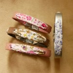 Gepersonaliseerde Flor&acirc;me armband met vrijheidslint en leer naar keuze